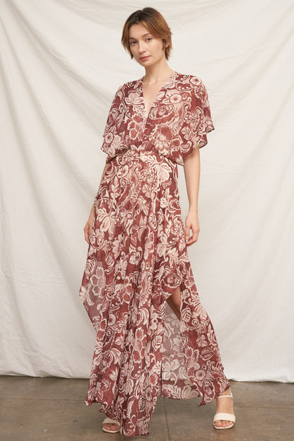 Botanic Drift Maxi Dress