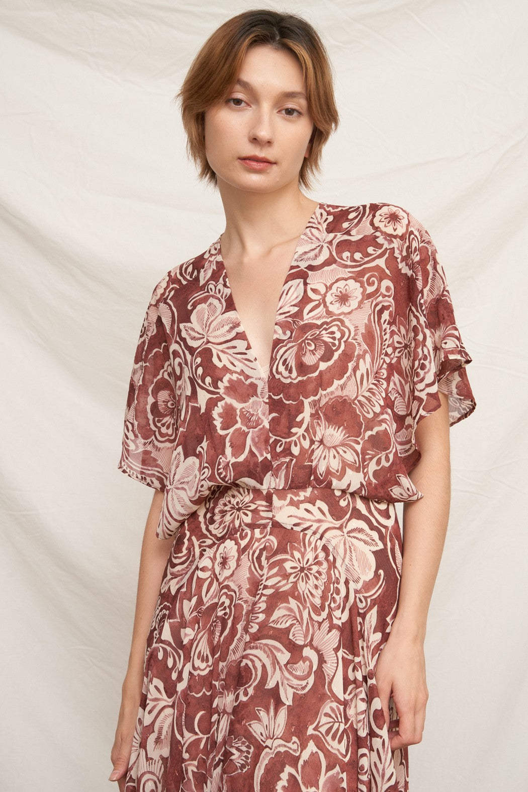 Botanic Drift Maxi Dress