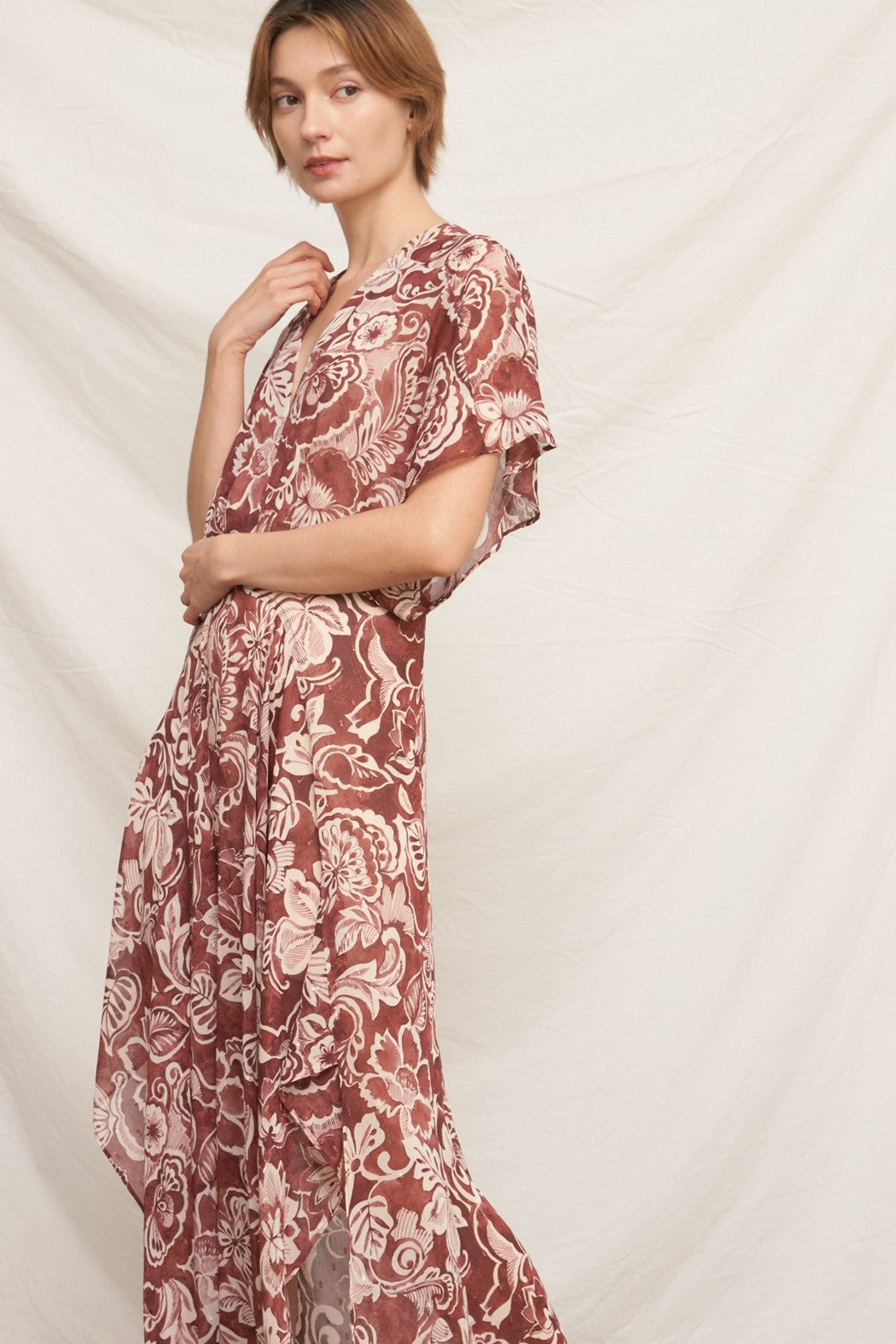 Botanic Drift Maxi Dress