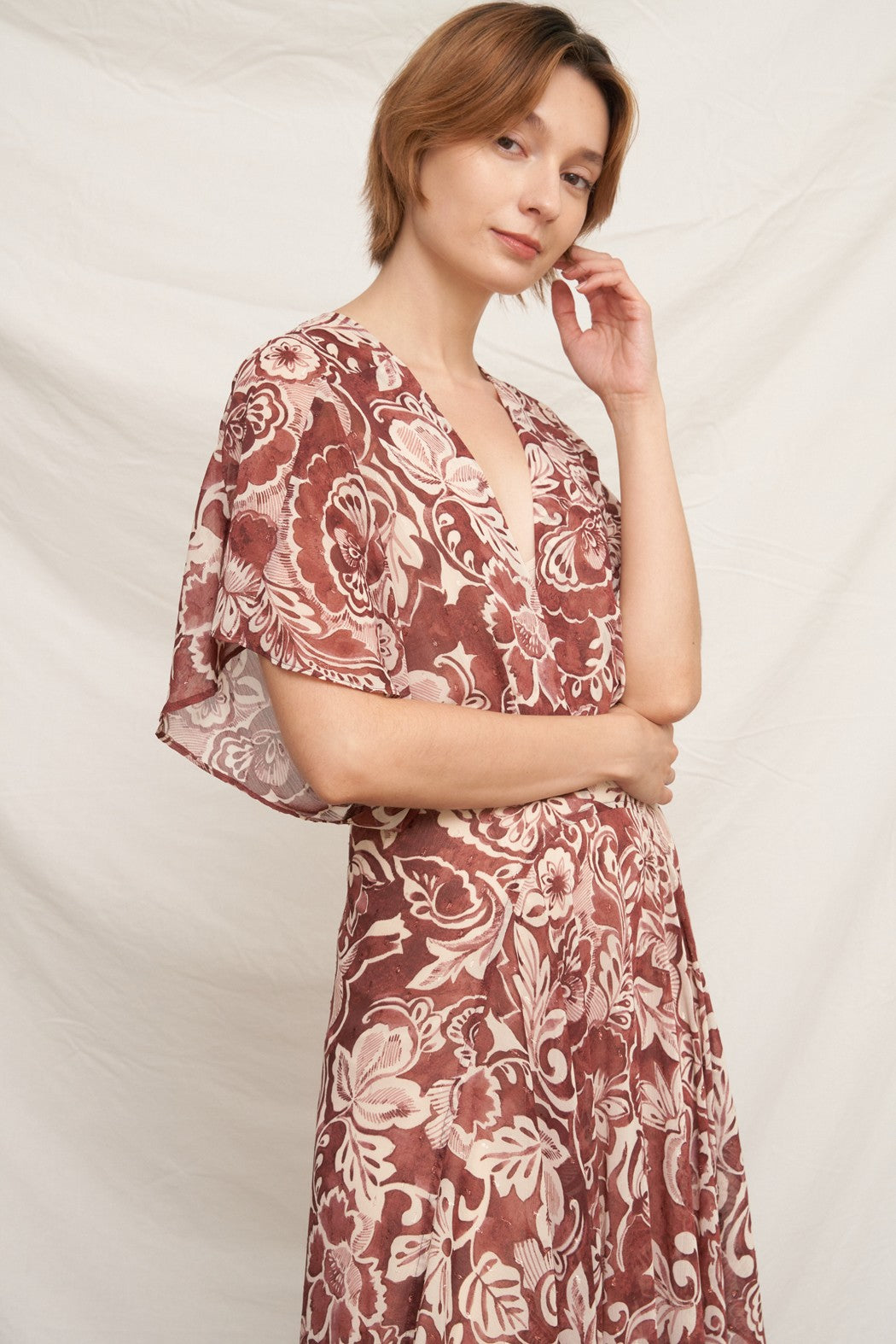 Botanic Drift Maxi Dress