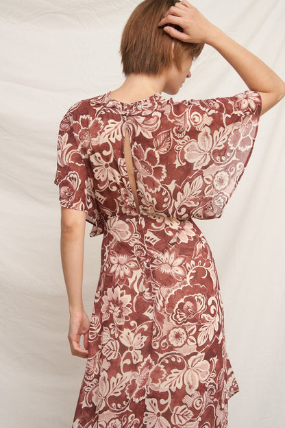 Botanic Drift Maxi Dress