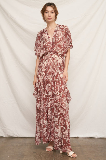 Botanic Drift Maxi Dress
