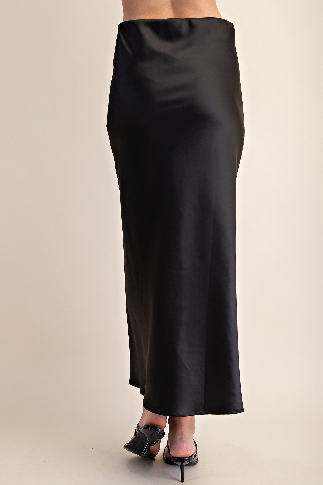 Satin Midi Skirt
