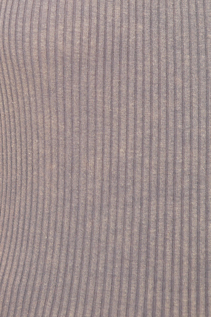 Ribbed Flutter Sleeve Minerral Wash Top