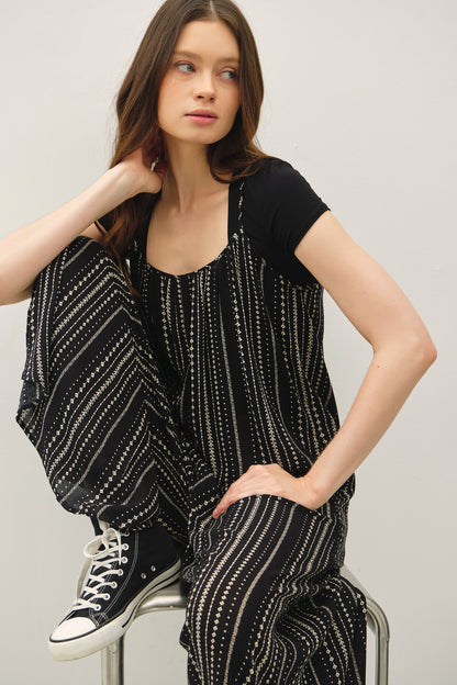 Printed Breezy Jumpsuit