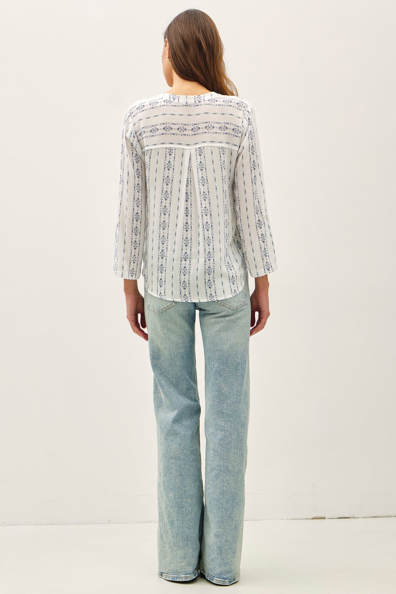 Printed Long Sleeve Top