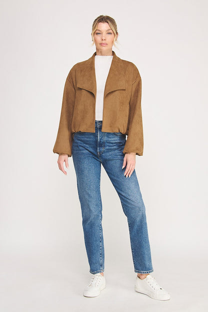 Suede Bubble Jacket