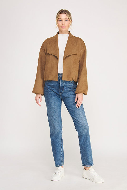 Suede Bubble Jacket