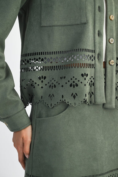 Lasercut Detailing Jacket