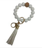 Silicone Beaded Keyring/Keychain Bracelet