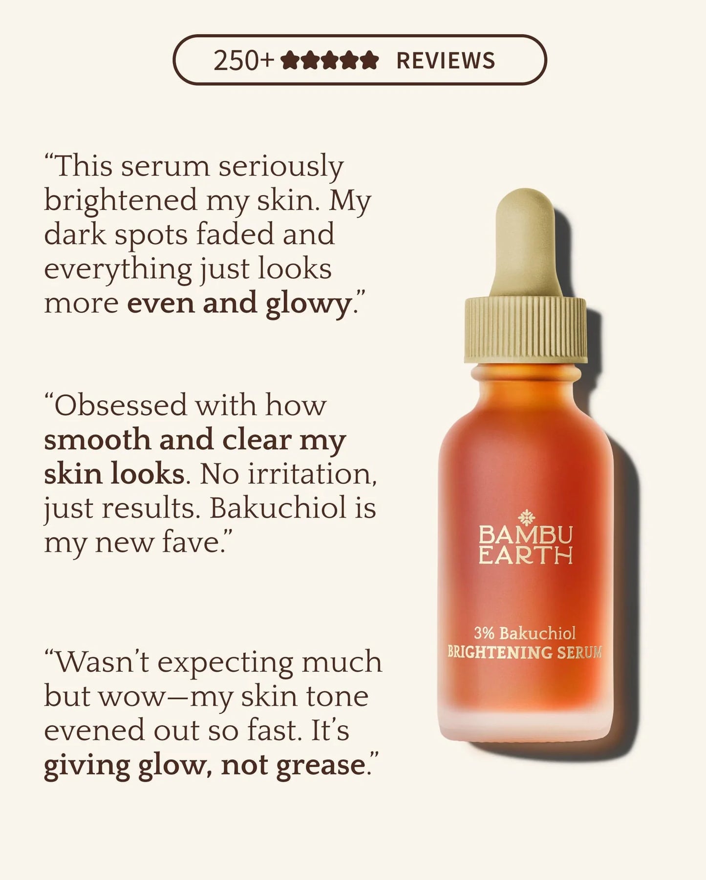 Bambu Earth 3% Bakuchiol BRIGHTENING SERUM