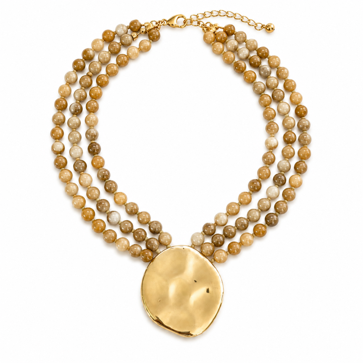 Gorgeous Draping Statement Beaded Necklace