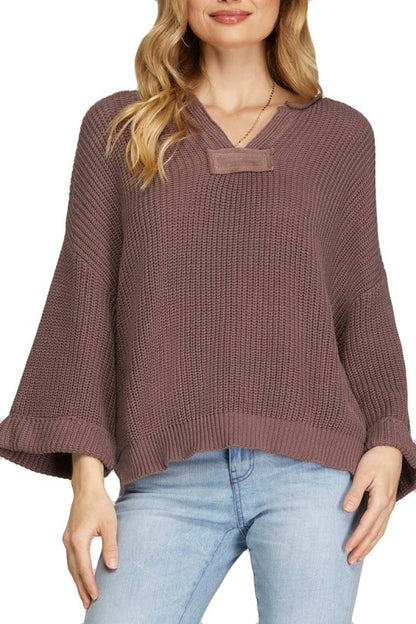Mocha Knit Top