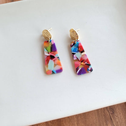 Mia Mini Earrings - Fiesta