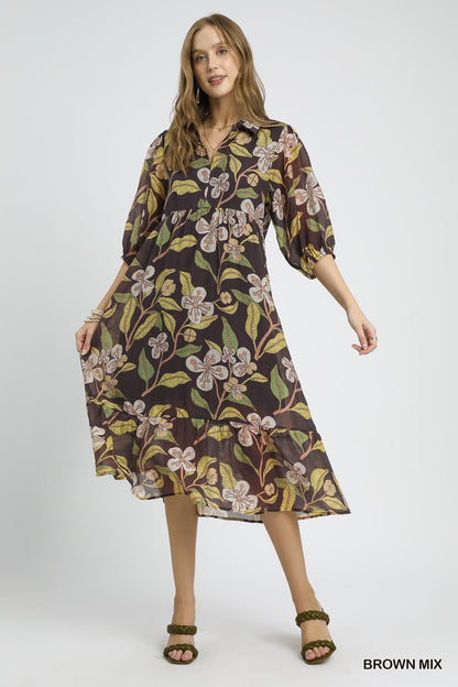 Autumn Garden Midi