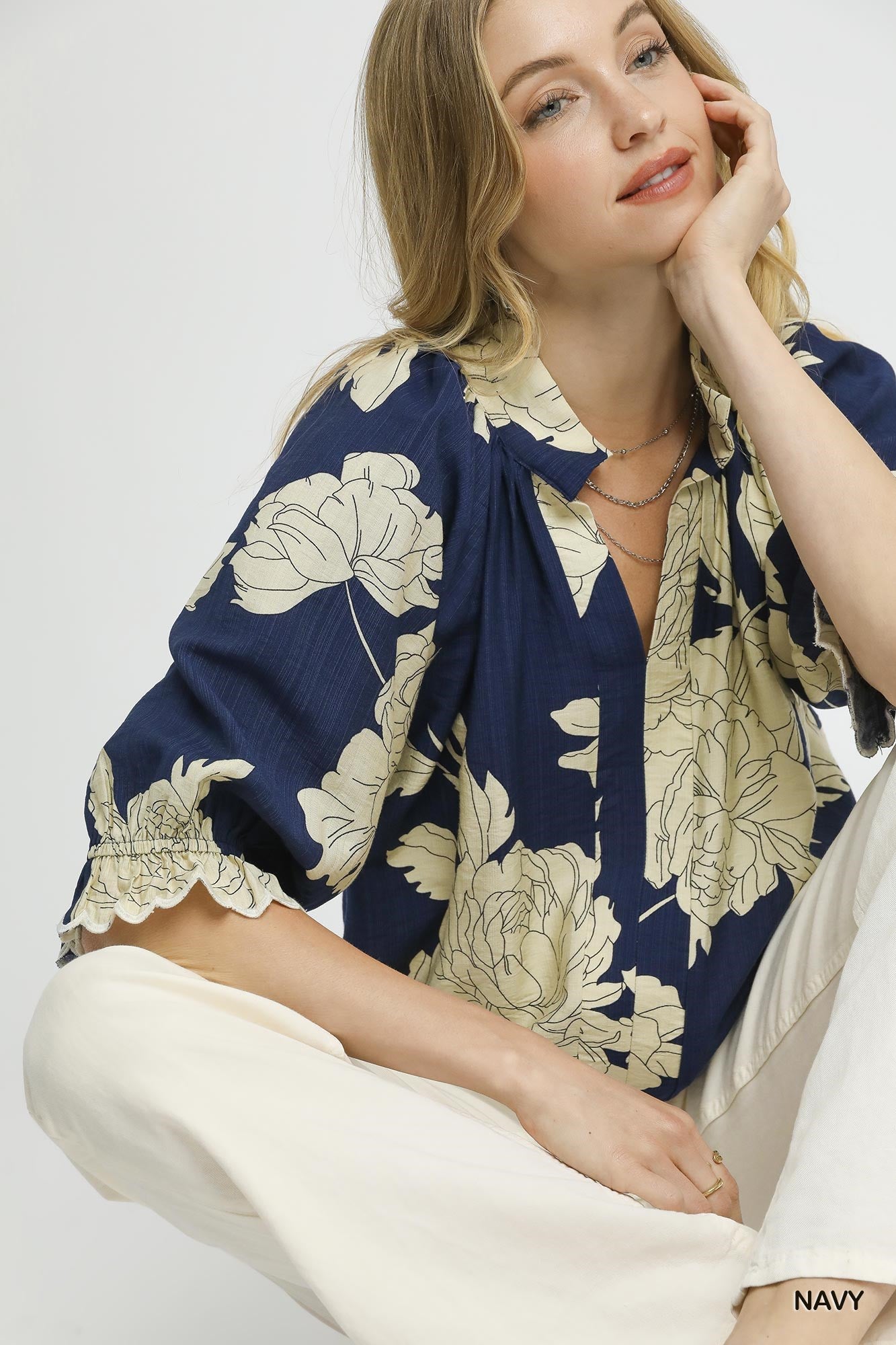 Pretty in Peonies Top