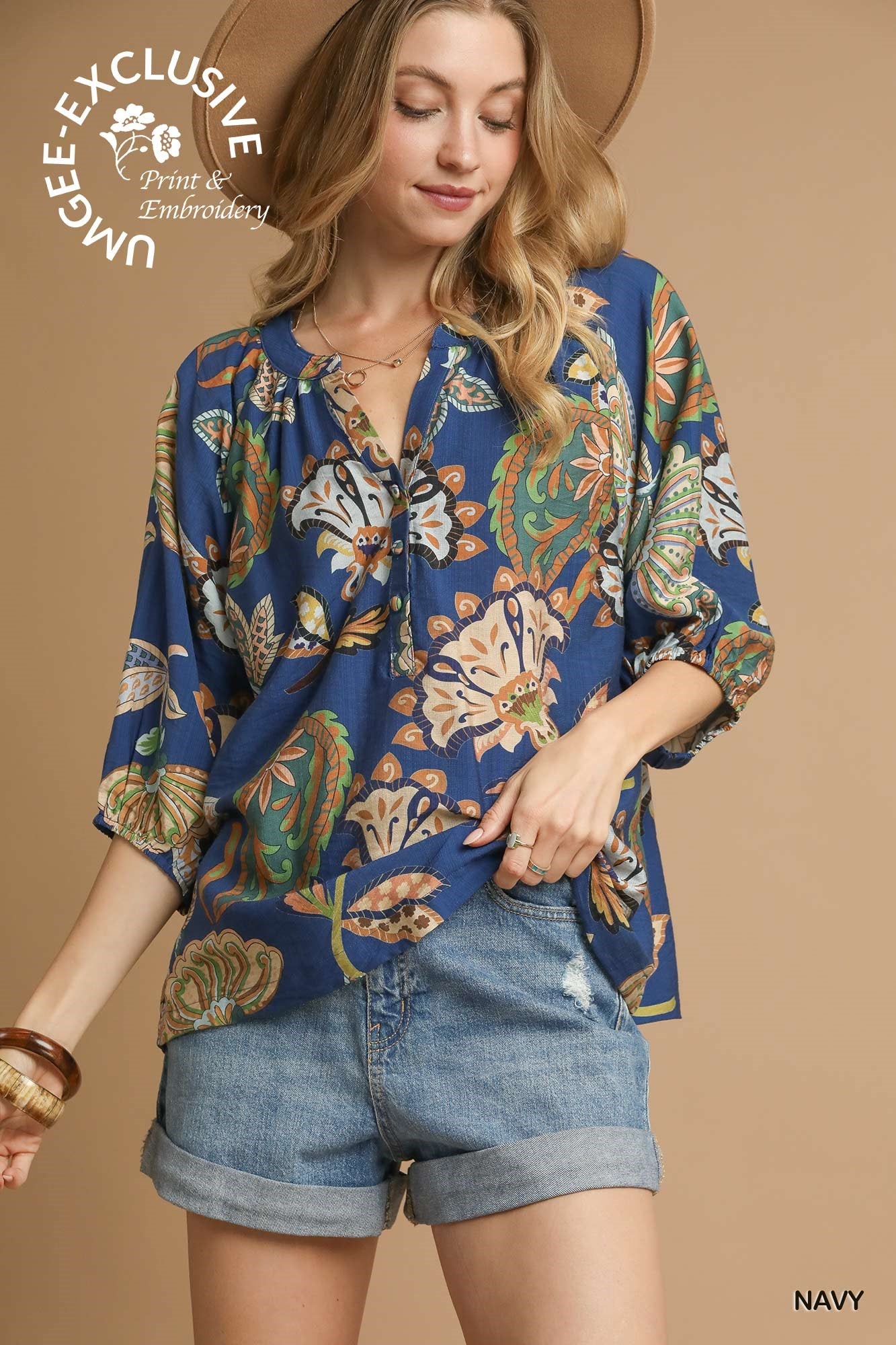 Saffron Sky Top
