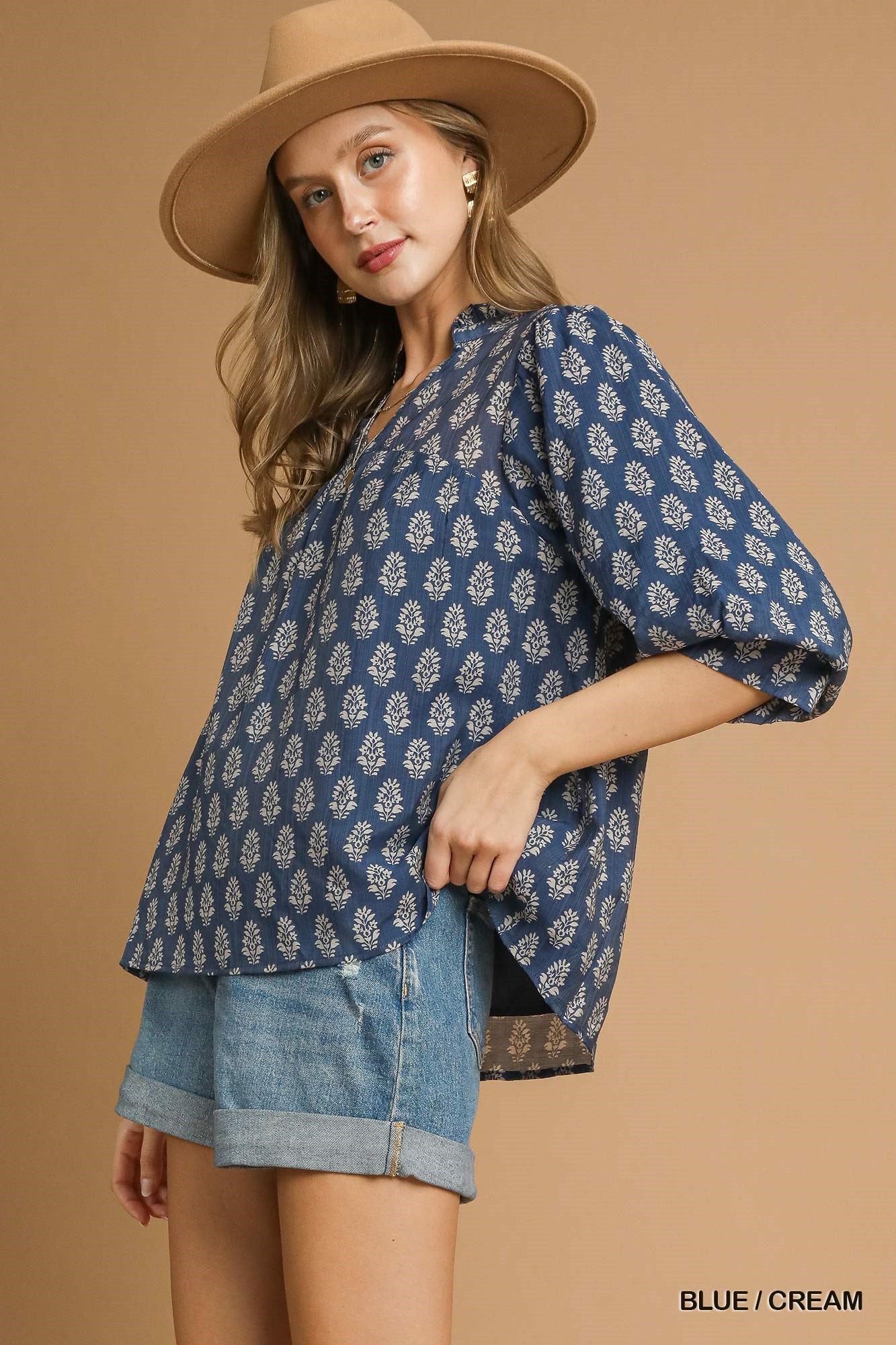 Indigo Pines Blouse