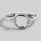 Hammered Circle Bangle Bracelet