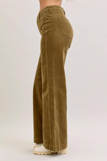 Judy Blue HW Wide Corduroy