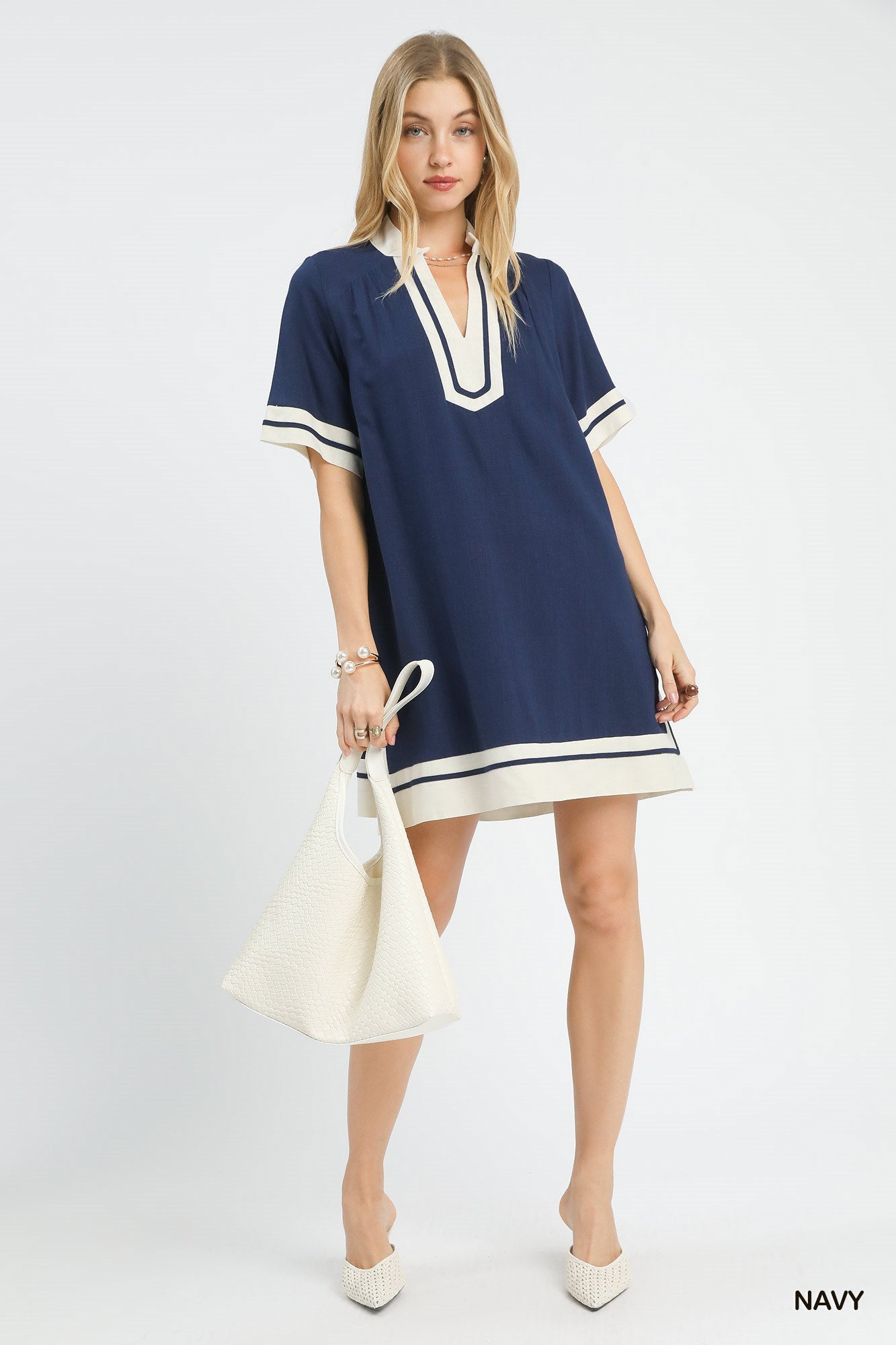 Navy Mini Dress