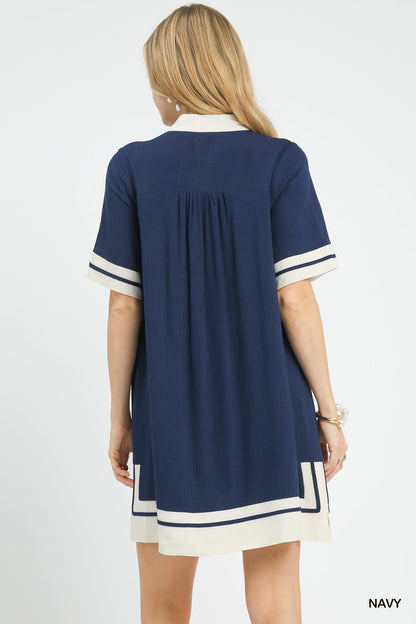 Navy Mini Dress