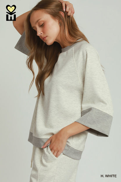Colorblock Crewneck Set