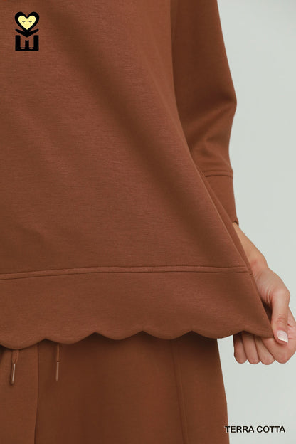 LUXEKNIT Raglan Sleeve Top
