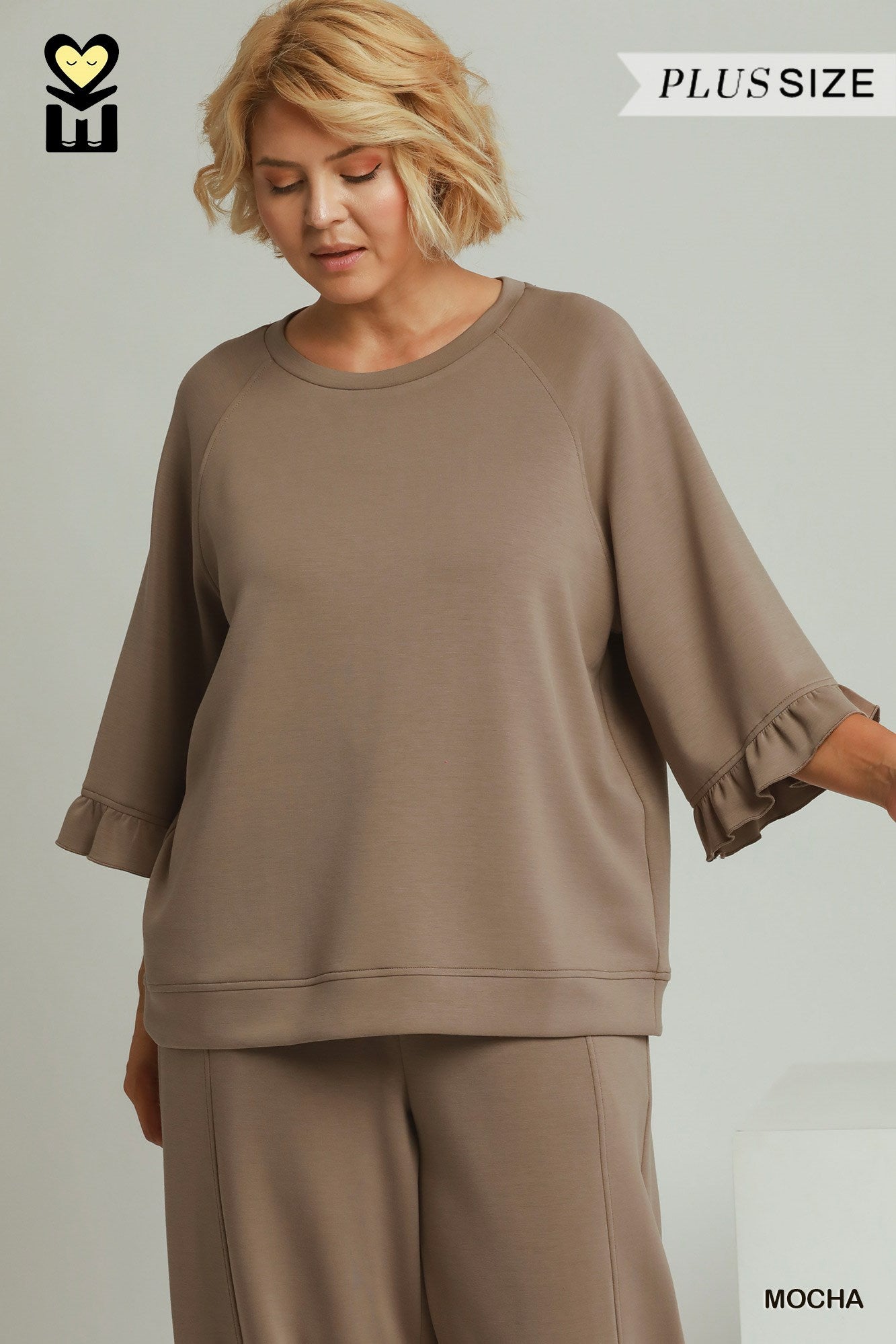 SPACEKNIT 3/4 Raglan Top