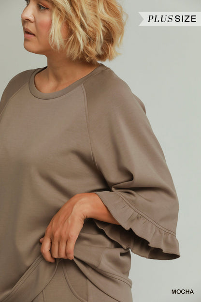 SPACEKNIT 3/4 Raglan Top