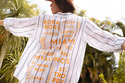 Where To? Button Down Top