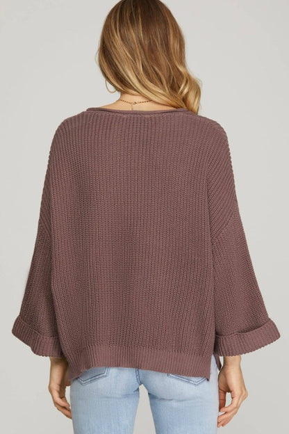 Mocha Knit Top