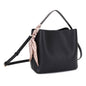 Shia Bucket/Crossbody Bag With Scarf