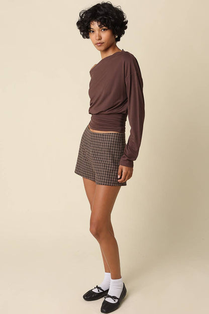 Helen Draped Waist Top