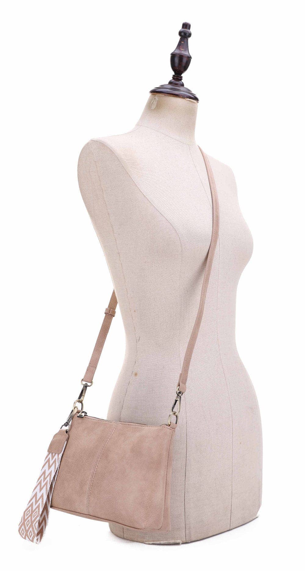 Lana Crossbody Bag With Chevron Strap