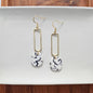 Mila Earrings - Marble