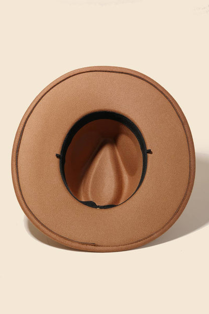 Chain Band Fedora Hat