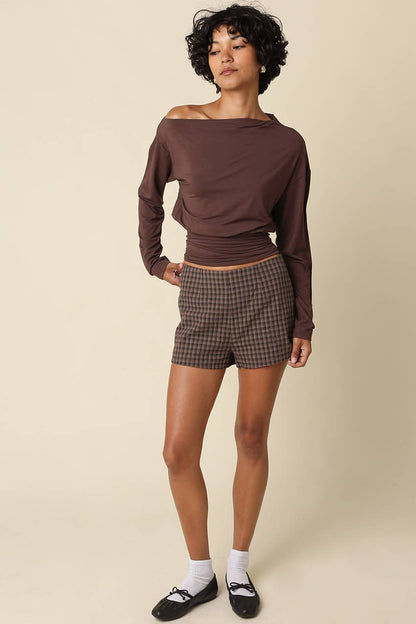 Helen Draped Waist Top