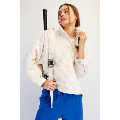 Everyday Quilted Snap Jacket