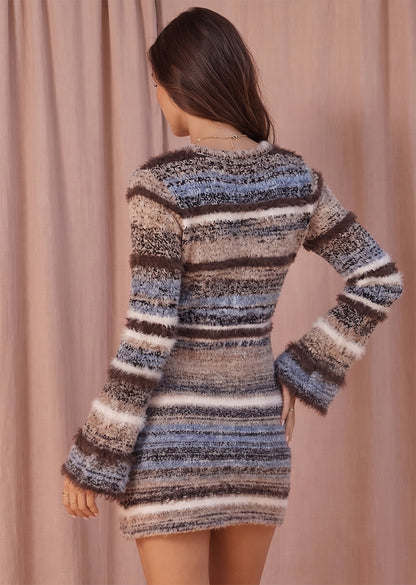 Fuzzy Knit Dress