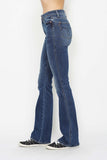 Judy Blue HW Tummy Control Pocket Embroidery Bootcut