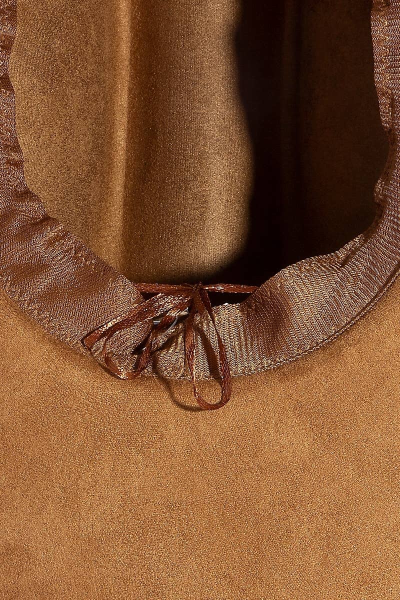 Simple Faux Suede Cowboy Fedora Hat