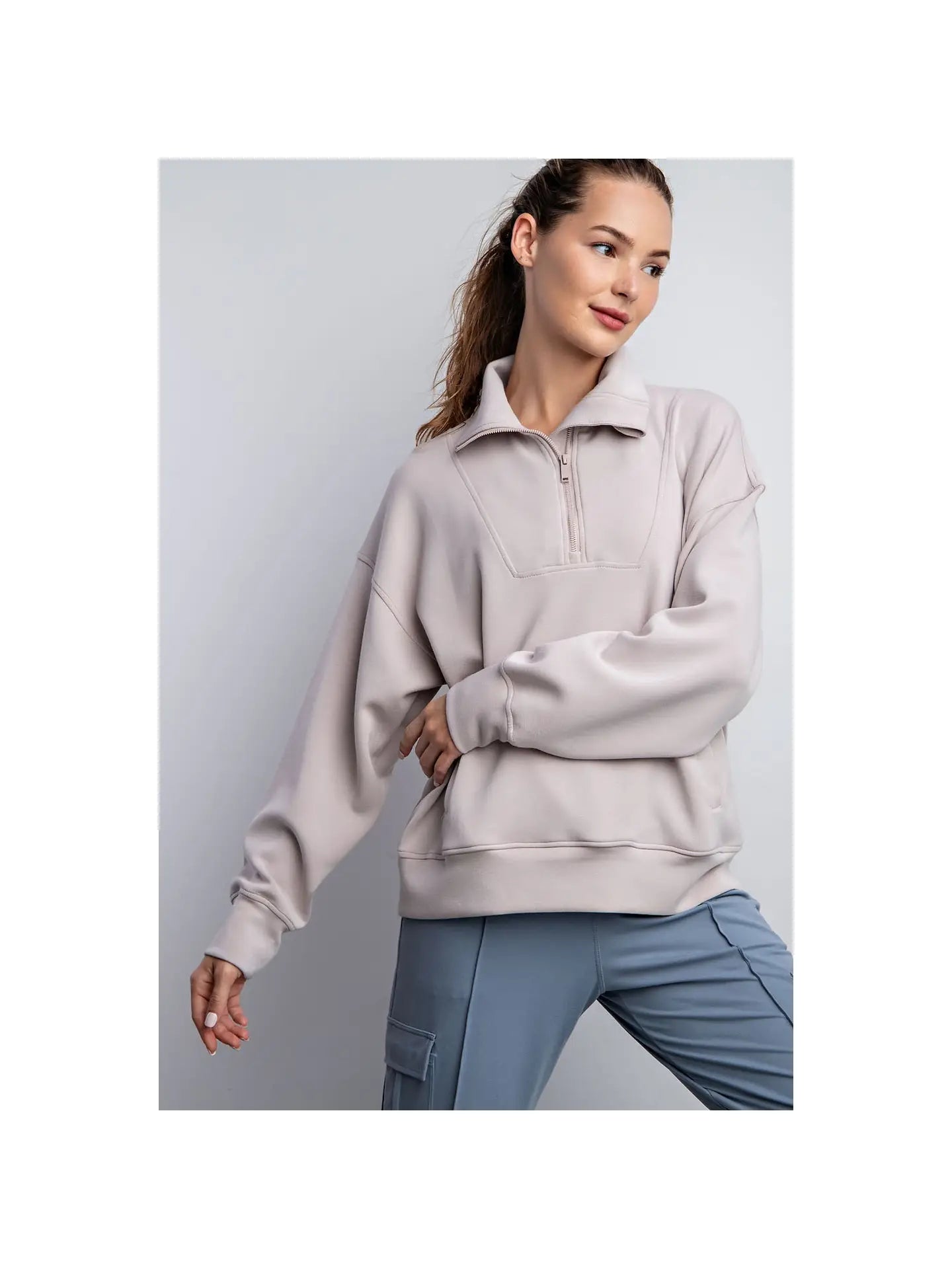 Modal Scuba Quarter Zip Pullover