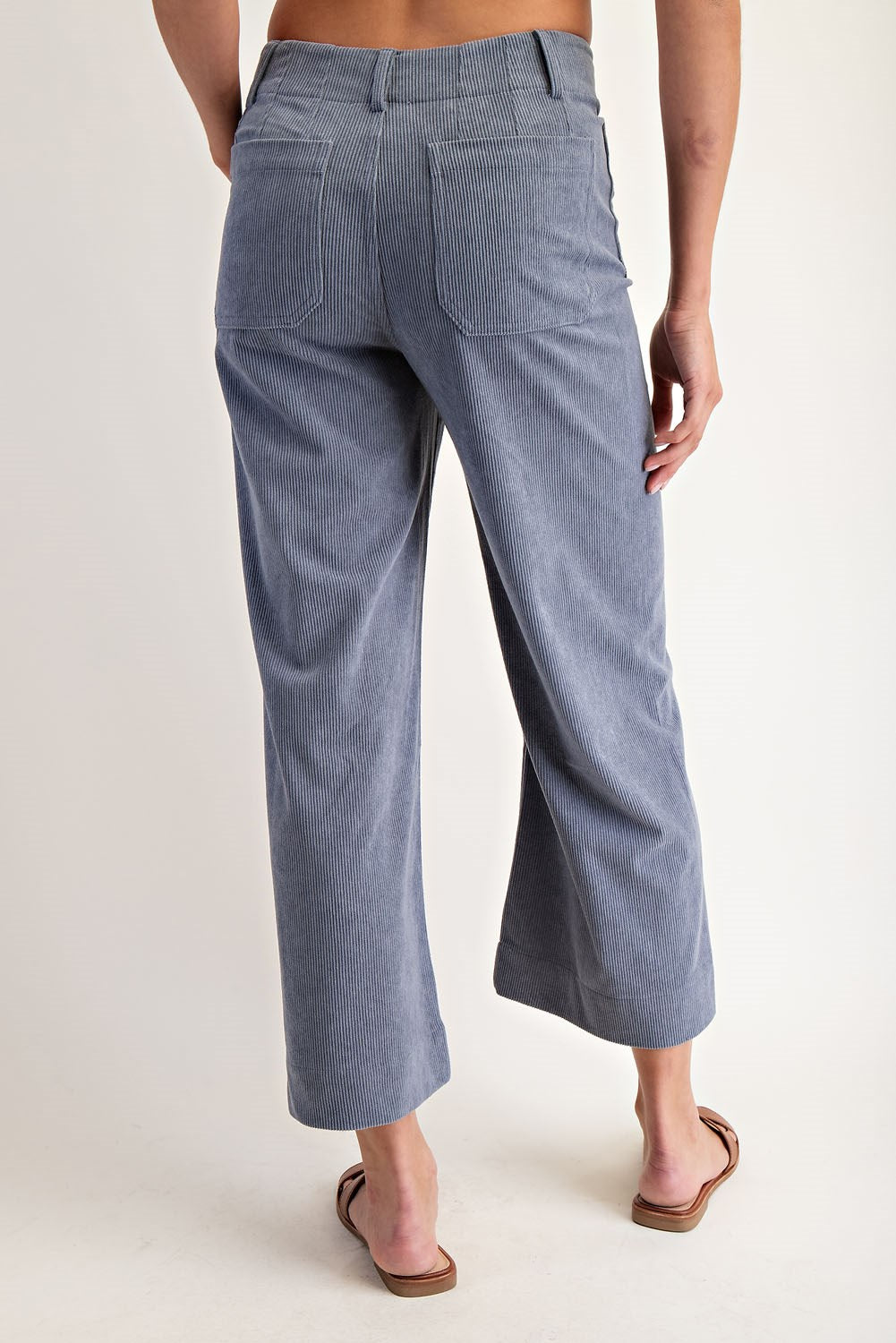 Corduroy Patch Pocket Pants