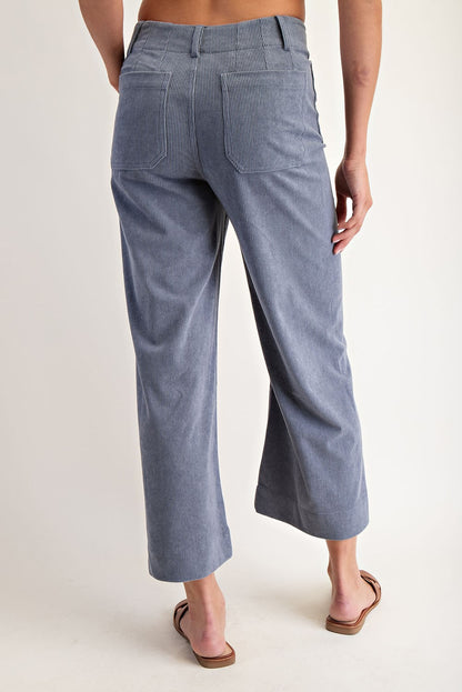 Corduroy Patch Pocket Pants