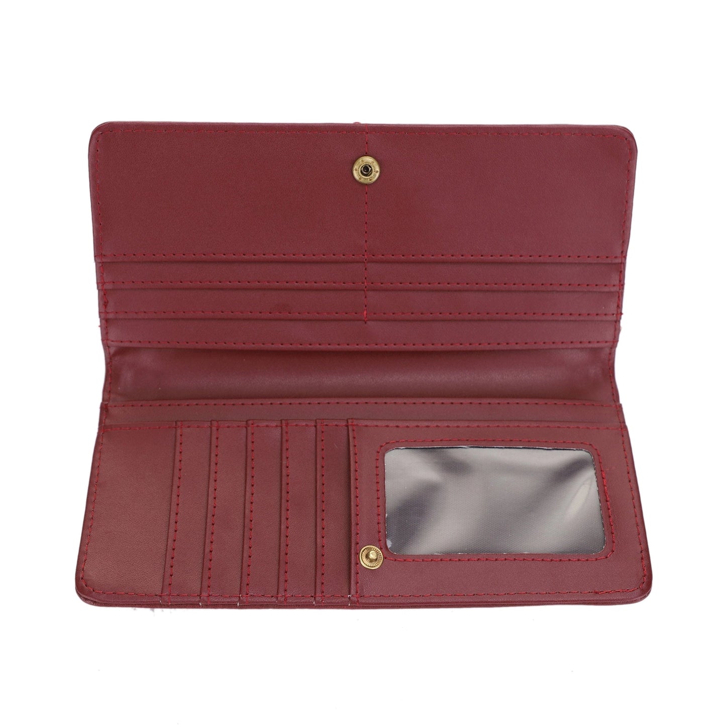 Diamond Pattern Laser Cut Out Wallet