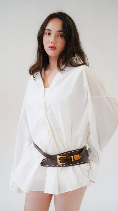 Studded Avant Garde Western Belt