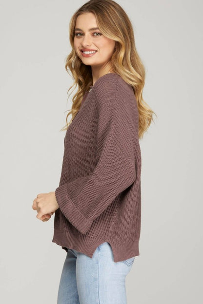Mocha Knit Top