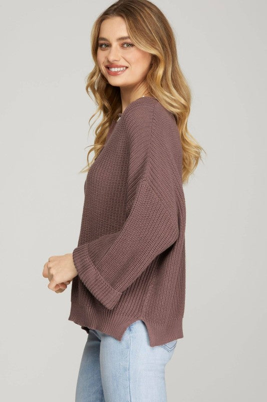 Mocha Knit Top