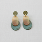 Acrylic Oval Geometric Drop Earrings